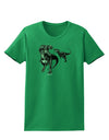 Jurassic Dinosaur Design 1 Womens Dark T-Shirt by TooLoud-Womens T-Shirt-TooLoud-Kelly-Green-X-Small-Davson Sales