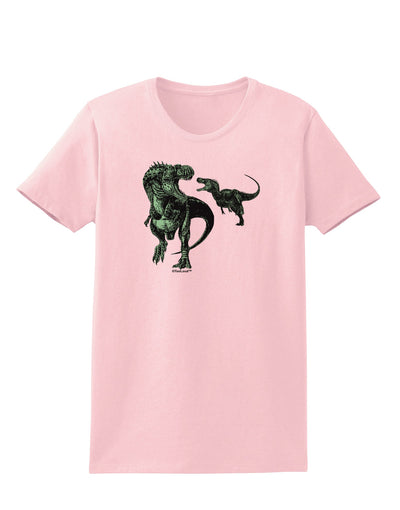 Jurassic Dinosaur Design 1 Womens T-Shirt by TooLoud-Womens T-Shirt-TooLoud-PalePink-X-Small-Davson Sales