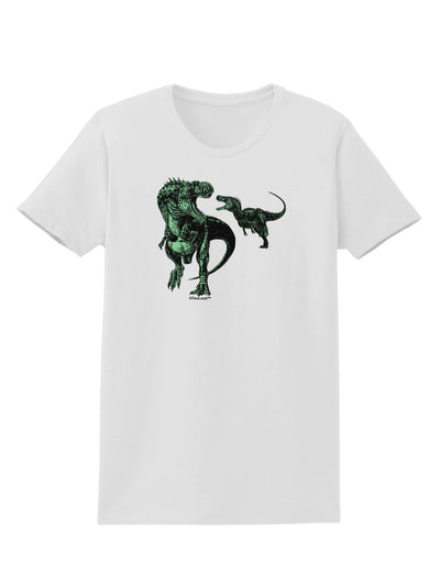 Jurassic Dinosaur Design 1 Womens T-Shirt by TooLoud-Womens T-Shirt-TooLoud-White-X-Small-Davson Sales