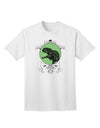 Jurassic Dinosaur Face Adult T-Shirt - A Captivating Addition to Your Wardrobe by TooLoud-Mens T-shirts-TooLoud-White-Small-Davson Sales