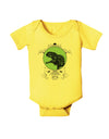 Jurassic Dinosaur Face Baby Romper Bodysuit by TooLoud-Baby Romper-TooLoud-Yellow-06-Months-Davson Sales