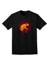 Jurassic Dinosaur Face Blood Splatter Adult Dark T-Shirt by TooLoud-Mens T-Shirt-TooLoud-Black-Small-Davson Sales