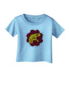 Jurassic Dinosaur Face Blood Splatter Infant T-Shirt by TooLoud-Infant T-Shirt-TooLoud-Aquatic-Blue-06-Months-Davson Sales