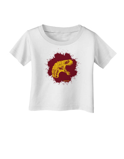 Jurassic Dinosaur Face Blood Splatter Infant T-Shirt by TooLoud-Infant T-Shirt-TooLoud-White-06-Months-Davson Sales