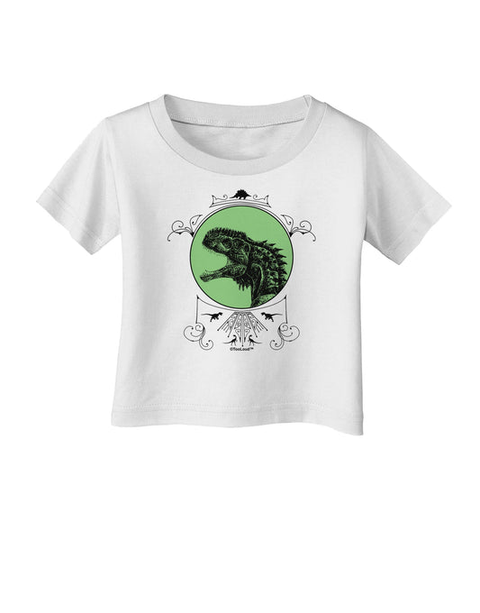 Jurassic Dinosaur Face Infant T-Shirt by TooLoud-Infant T-Shirt-TooLoud-White-06-Months-Davson Sales