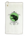 Jurassic Dinosaur Face Micro Terry Gromet Golf Towel 16 x 25 inch by TooLoud-Golf Towel-TooLoud-White-Davson Sales