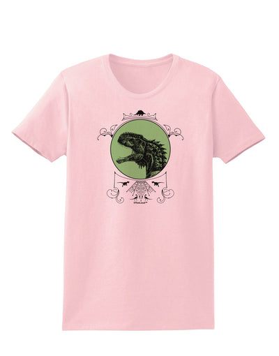 Jurassic Dinosaur Face Womens T-Shirt by TooLoud-Womens T-Shirt-TooLoud-PalePink-X-Small-Davson Sales