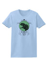 Jurassic Dinosaur Face Womens T-Shirt by TooLoud-Womens T-Shirt-TooLoud-Light-Blue-X-Small-Davson Sales