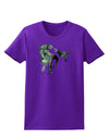 Jurassic Dinosaur Metallic - Silver Womens Dark T-Shirt by TooLoud-Womens T-Shirt-TooLoud-Purple-X-Small-Davson Sales