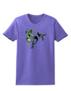 Jurassic Dinosaur Metallic - Silver Womens T-Shirt by TooLoud-Womens T-Shirt-TooLoud-Violet-X-Small-Davson Sales