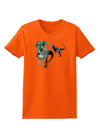 Jurassic Dinosaur Metallic - Silver Womens T-Shirt by TooLoud-Womens T-Shirt-TooLoud-Orange-X-Small-Davson Sales