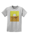 Jurassic Dinosaur Sunrise Childrens T-Shirt by TooLoud-Childrens T-Shirt-TooLoud-AshGray-X-Small-Davson Sales