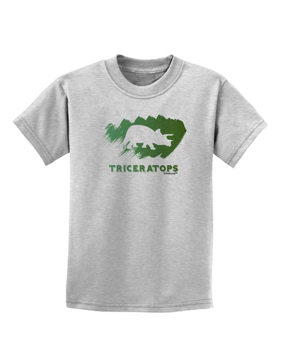 Jurassic Triceratops Design Childrens T-Shirt by TooLoud