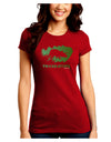 Jurassic Triceratops Design Juniors Crew Dark T-Shirt by TooLoud-T-Shirts Juniors Tops-TooLoud-Red-Juniors Fitted Small-Davson Sales