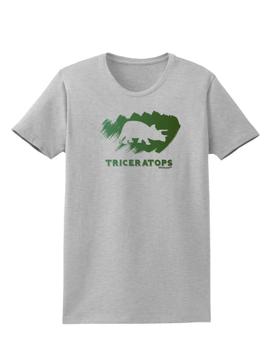 Jurassic Triceratops Design Womens T-Shirt by TooLoud-Womens T-Shirt-TooLoud-AshGray-X-Small-Davson Sales