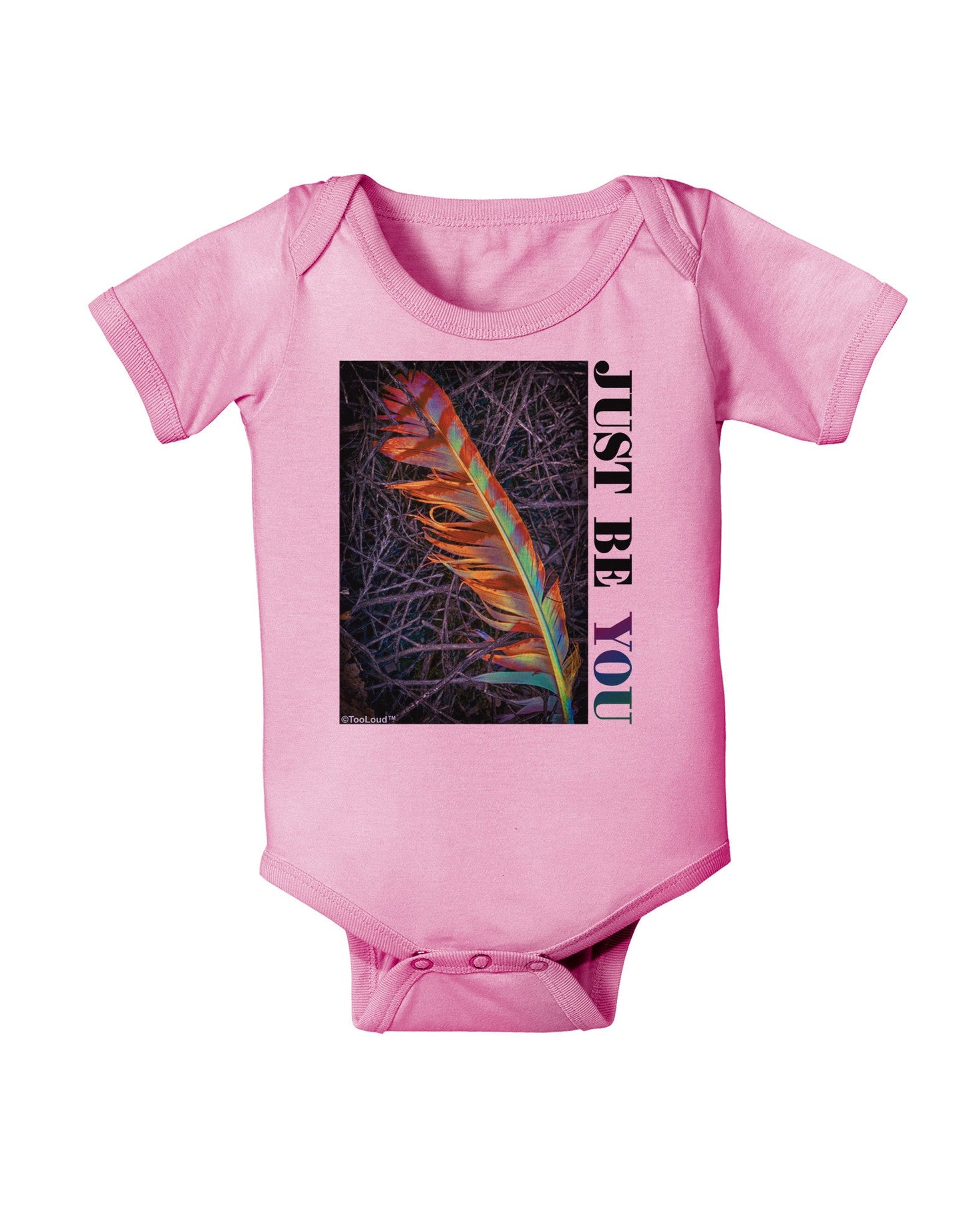 Just Be You - Unique Baby Romper Bodysuit-Baby Romper-TooLoud-Pink-06-Months-Davson Sales