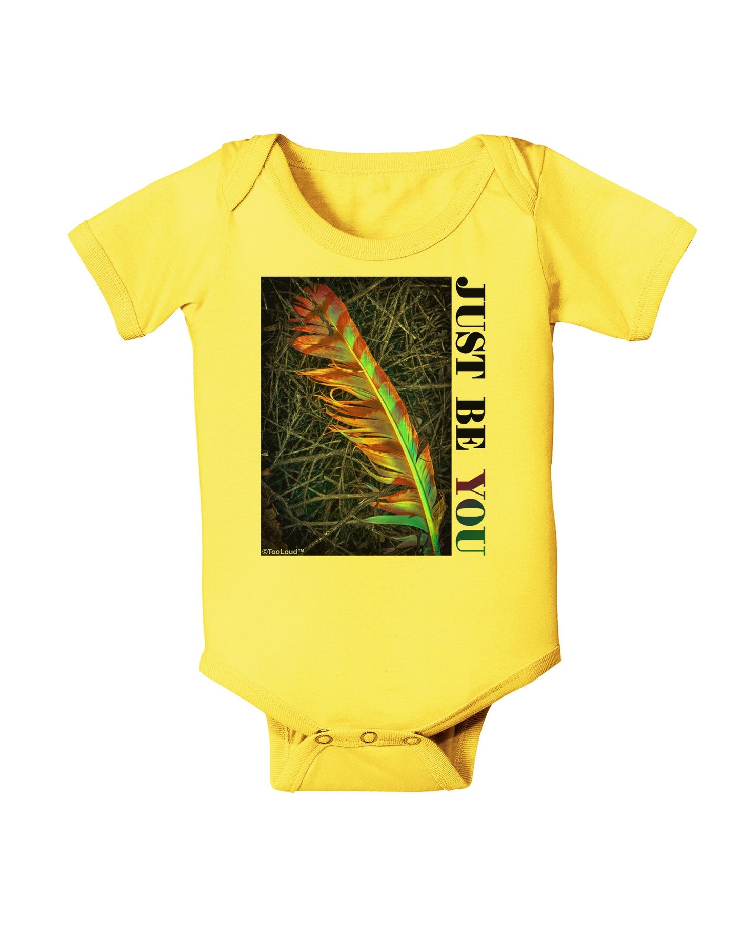 Just Be You - Unique Baby Romper Bodysuit-Baby Romper-TooLoud-Yellow-06-Months-Davson Sales