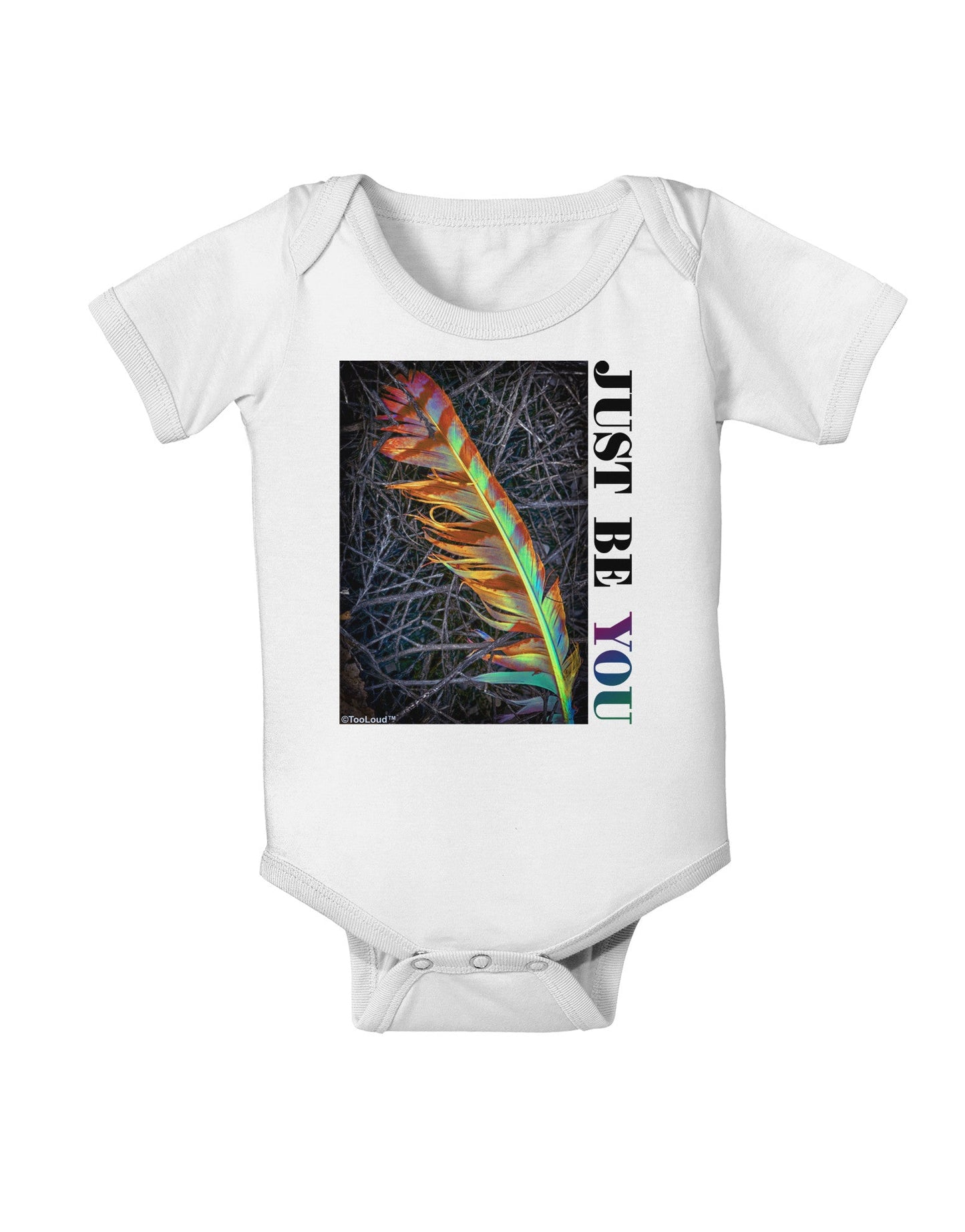Just Be You - Unique Baby Romper Bodysuit-Baby Romper-TooLoud-White-06-Months-Davson Sales