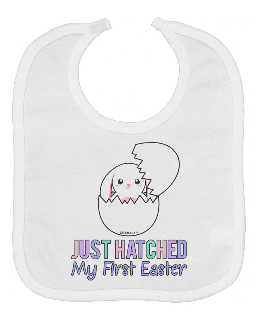 Just Hatched - My First Easter Baby Bib by TooLoud