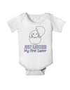 Just Hatched - My First Easter Baby Romper Bodysuit by TooLoud-Baby Romper-TooLoud-White-06-Months-Davson Sales