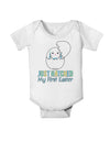 Just Hatched - My First Easter - Blue Baby Romper Bodysuit by TooLoud-Baby Romper-TooLoud-White-06-Months-Davson Sales