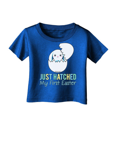 Just Hatched - My First Easter - Blue Infant T-Shirt Dark by TooLoud-Infant T-Shirt-TooLoud-Royal-Blue-06-Months-Davson Sales