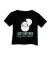 Just Hatched - My First Easter - Blue Infant T-Shirt Dark by TooLoud-Infant T-Shirt-TooLoud-Black-06-Months-Davson Sales