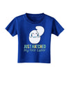 Just Hatched - My First Easter - Blue Toddler T-Shirt Dark by TooLoud-Toddler T-Shirt-TooLoud-Royal-Blue-2T-Davson Sales
