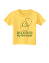 Just Hatched - My First Easter - Blue Toddler T-Shirt by TooLoud-Toddler T-Shirt-TooLoud-Yellow-2T-Davson Sales