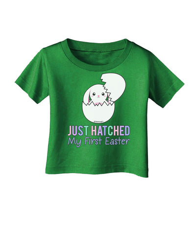 Just Hatched - My First Easter Infant T-Shirt Dark by TooLoud-Infant T-Shirt-TooLoud-Clover-Green-06-Months-Davson Sales