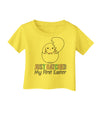 Just Hatched - My First Easter Infant T-Shirt by TooLoud-Infant T-Shirt-TooLoud-Yellow-06-Months-Davson Sales