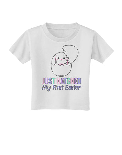 Just Hatched - My First Easter Toddler T-Shirt by TooLoud-Toddler T-Shirt-TooLoud-White-2T-Davson Sales