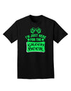 Just Here For The Green Beer Adult Dark T-Shirt-Mens T-Shirt-TooLoud-Black-Small-Davson Sales