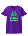 Just Here For The Green Beer Womens Dark T-Shirt-TooLoud-Purple-X-Small-Davson Sales