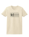 K Text Bubble Womens T-Shirt-Womens T-Shirt-TooLoud-Natural-X-Small-Davson Sales