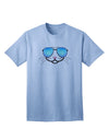 Kattia Cool Sunglasses Adult T-Shirt from Kyu-T Face Collection-Mens T-shirts-TooLoud-Light-Blue-Small-Davson Sales