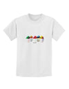 Kawaii Easter Eggs - No Text Childrens T-Shirt by TooLoud-Childrens T-Shirt-TooLoud-White-X-Small-Davson Sales