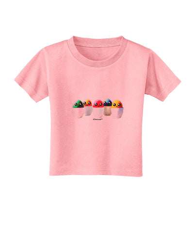 Kawaii Easter Eggs - No Text Toddler T-Shirt by TooLoud-Toddler T-Shirt-TooLoud-Candy-Pink-2T-Davson Sales