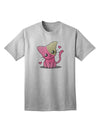 Kawaii Kitty Adult T-Shirt-unisex t-shirt-TooLoud-AshGray-Small-Davson Sales