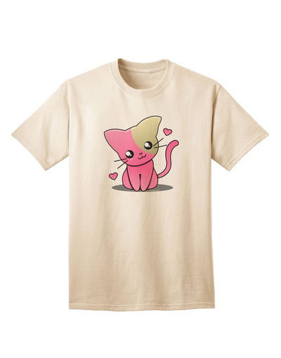 Kawaii Kitty Adult T-Shirt-unisex t-shirt-TooLoud-Natural-Small-Davson Sales