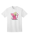 Kawaii Kitty Adult T-Shirt-unisex t-shirt-TooLoud-White-Small-Davson Sales