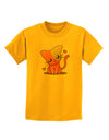 Kawaii Kitty Childrens T-Shirt-Childrens T-Shirt-TooLoud-Gold-X-Small-Davson Sales