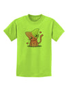 Kawaii Kitty Childrens T-Shirt-Childrens T-Shirt-TooLoud-Lime-Green-X-Small-Davson Sales