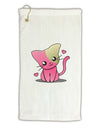 Kawaii Kitty Micro Terry Gromet Golf Towel 16 x 25 inch-Golf Towel-TooLoud-White-Davson Sales