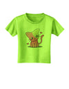 Kawaii Kitty Toddler T-Shirt-Toddler T-Shirt-TooLoud-Lime-Green-2T-Davson Sales