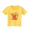 Kawaii Kitty Toddler T-Shirt-Toddler T-Shirt-TooLoud-Yellow-2T-Davson Sales