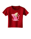 Kawaii Kitty Toddler T-Shirt Dark-Toddler T-Shirt-TooLoud-Red-2T-Davson Sales