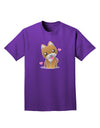 Kawaii Puppy Adult Dark T-Shirt-Mens T-Shirt-TooLoud-Purple-Small-Davson Sales