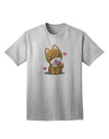 Kawaii Puppy Adult T-Shirt-unisex t-shirt-TooLoud-AshGray-Small-Davson Sales