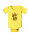 Kawaii Puppy Baby Romper Bodysuit-Baby Romper-TooLoud-Yellow-06-Months-Davson Sales